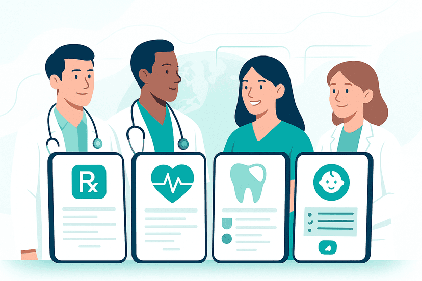 Specialized EMR for different medical specialties